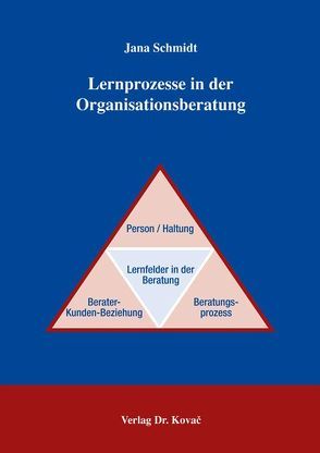 Lernprozesse in der Organisationsberatung von Schmidt,  Jana