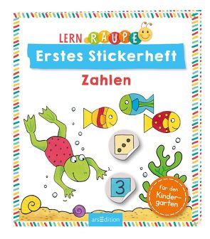 Lernraupe – Erstes Stickerheft – Zahlen von Beurenmeister,  Corina, Wiesner,  Angela
