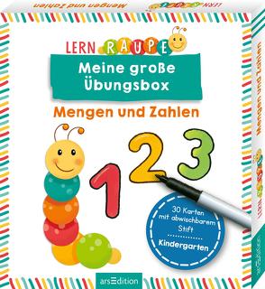 Lernraupe – Meine große Übungsbox Mengen und Zahlen von Beurenmeister,  Corina