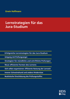 Lernstrategien für das Jura-Studium von Hoffmann,  Erwin