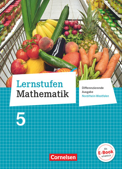 Lernstufen Mathematik – Differenzierende Ausgabe Nordrhein-Westfalen – 5. Schuljahr von Berkemeier,  Helga, Gabriel,  Ilona, Hecht,  Wolfgang, Kalvelage,  Kurt, Koullen,  Reinhold, Leppig,  Manfred, Schönthaler,  Ingeborg, Spiering,  Helmut, Vergoßen,  Herbert, Wennekers,  Udo