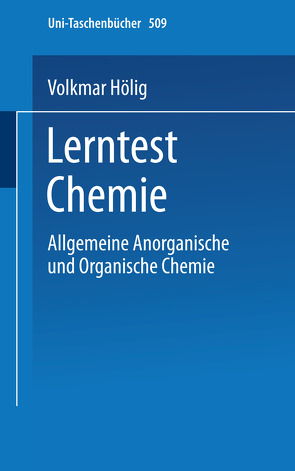 Lerntest Chemie von Hölig,  V.