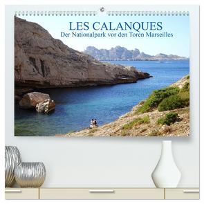 Les Calanques, der Nationalpark vor den Toren Marseilles (hochwertiger Premium Wandkalender 2024 DIN A2 quer), Kunstdruck in Hochglanz von Teusch,  Monika