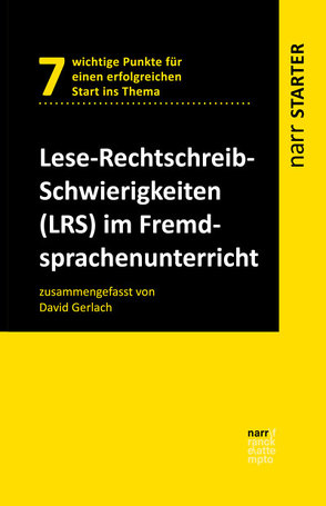 Lese-Rechtschreib-Schwierigkeiten (LRS) im Fremdsprachenunterricht von Gerlach,  David