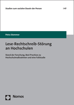 Lese-Rechtschreib-Störung an Hochschulen von Stemmer,  Petra