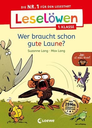 Leselöwen 1. Klasse – Jim ist mies drauf – Wer braucht schon gute Laune? von Jüngert,  Pia, Lang,  Max, Lang,  Suzanne