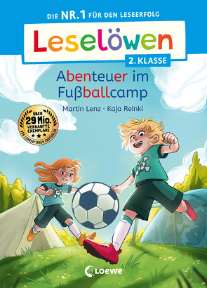 Leselöwen 2. Klasse – Abenteuer im Fußballcamp von Lenz,  Martin, Reinki,  Kaja