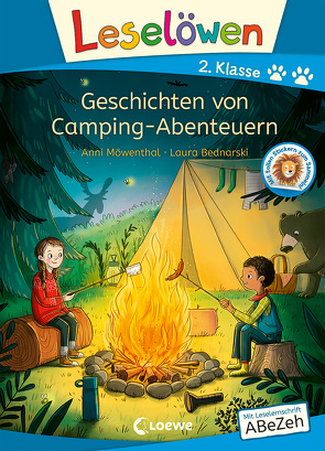 Leselöwen 2. Klasse – Geschichten von Camping-Abenteuern von Bednarski,  Laura, Möwenthal,  Anni