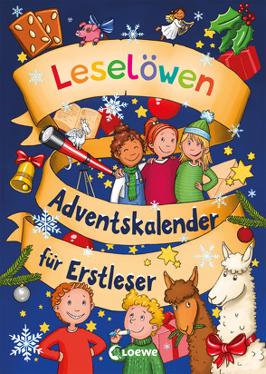 Leselöwen-Adventskalender für Erstleser von Berend,  Jutta, Heger,  Ann-Katrin, Hierteis,  Eva, Taube,  Anna, Walder,  Vanessa