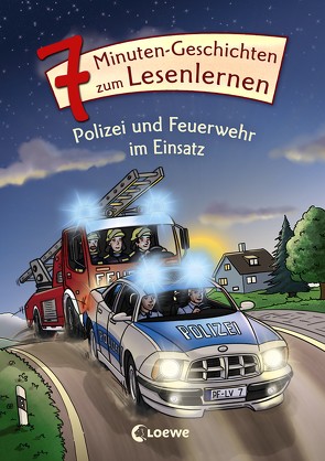 Leselöwen – Das Original – 7-Minuten-Geschichten zum Lesenlernen – Polizei und Feuerwehr im Einsatz
