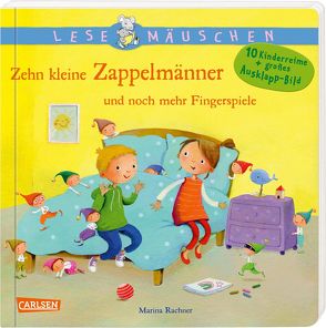 Lesemäuschen: Zehn kleine Zappelmänner und noch mehr Fingerspiele von Diverse, Rachner,  Marina