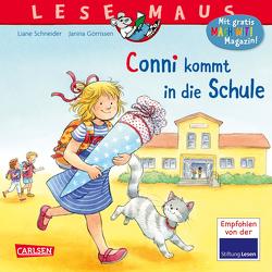 LESEMAUS 101: Conni kommt in die Schule von Görrissen,  Janina, Schneider,  Liane