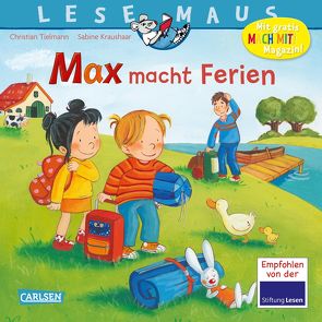 LESEMAUS 113: Max macht Ferien von Kraushaar,  Sabine, Tielmann,  Christian