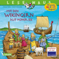 LESEMAUS 148: Mit den Wikingern auf hoher See von Holtei,  Christa, Vohwinkel,  Astrid