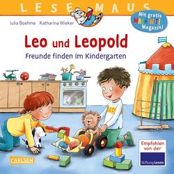 LESEMAUS 194: Leo und Leopold – Freunde finden im Kindergarten von Boehme,  Julia, Wieker,  Katharina