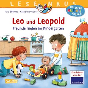 LESEMAUS 194: Leo und Leopold – Freunde finden im Kindergarten von Boehme,  Julia, Wieker,  Katharina