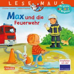 LESEMAUS 55: Max und die Feuerwehr von Kraushaar,  Sabine, Tielmann,  Christian