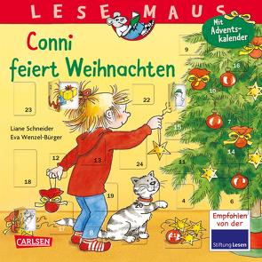 LESEMAUS 58: Conni feiert Weihnachten von Schneider,  Liane, Wenzel-Bürger,  Eva