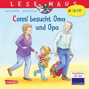 LESEMAUS 69: Conni besucht Oma und Opa von Görrissen,  Janina, Schneider,  Liane