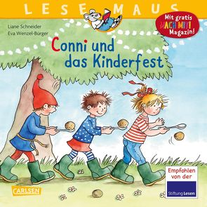 LESEMAUS 99: Conni und das Kinderfest von Schneider,  Liane, Wenzel-Bürger,  Eva