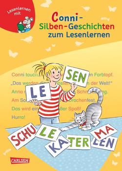 LESEMAUS zum Lesenlernen Sammelbände: Conni Silben-Geschichten zum Lesenlernen von Albrecht,  Herdis, Boehme,  Julia