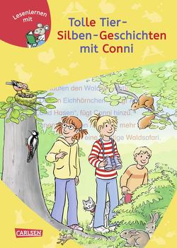 Lesen lernen mit Conni: Tolle Tier-Silben-Geschichten mit Conni von Albrecht,  Herdis, Boehme,  Julia