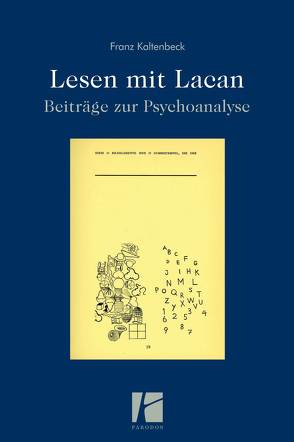 Lesen mit Lacan von Kaltenbeck,  Franz