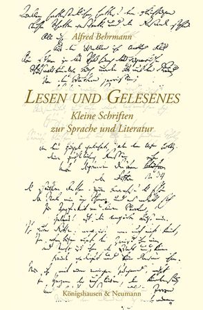 Lesen und Gelesenes von Behrmann,  Alfred