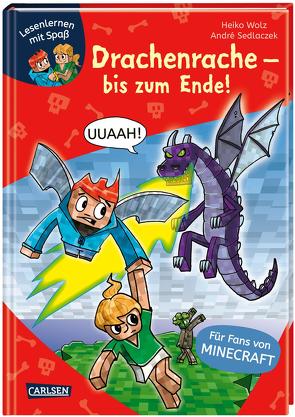 Lesenlernen mit Spaß – Minecraft 3: Drachenrache – bis zum Ende! von Sedlaczek,  André, Wolz,  Heiko