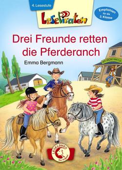 Lesepiraten – Drei Freunde retten die Pferderanch von Althaus,  Lisa, Bergmann,  Emma