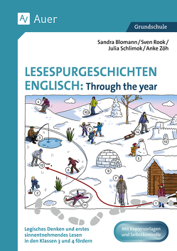 Lesespurgeschichten Englisch: Through the year von Blomann,  S., Rook,  S., Schlimok,  J., Zöh,  A.