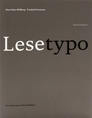 Lesetypografie von Forssmann,  Friedrich, Willberg,  Hans P