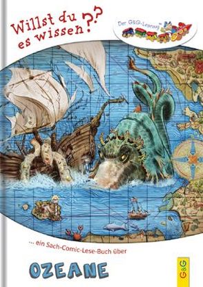 LESEZUG/Willst du es wissen? Ein Sach-Comic-Lese-Buch über Ozeane von Finke,  Elmar, Hartmann,  Markus R, Weinknecht,  Martin