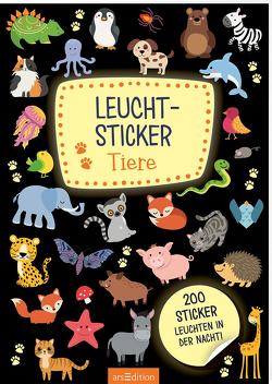 Leucht-Sticker – Tiere von Schindler,  Eva