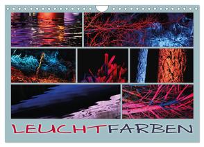 Leuchtfarben (Wandkalender 2024 DIN A4 quer), CALVENDO Monatskalender von Sachse,  Kathrin