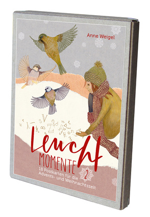 Leuchtmomente 2 – Postkartenbox von Weigel,  Anne