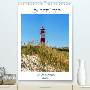 Leuchttürme an der Nordsee (Premium, hochwertiger DIN A2 Wandkalender 2022, Kunstdruck in Hochglanz) von Dreegmeyer,  Andrea