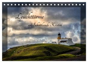 Leuchttürme an Schottlands Küsten (Tischkalender 2024 DIN A5 quer), CALVENDO Monatskalender von Rothenberger,  Bernd