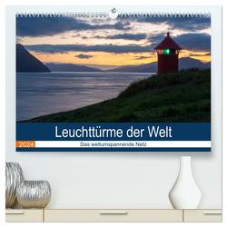 Leuchttürme der Welt (hochwertiger Premium Wandkalender 2024 DIN A2 quer), Kunstdruck in Hochglanz von Klesse,  Andreas