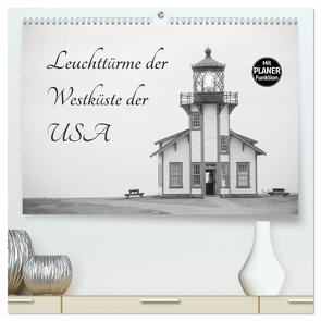 Leuchttürme der Westküste der USA (hochwertiger Premium Wandkalender 2024 DIN A2 quer), Kunstdruck in Hochglanz von Kaiser,  Ralf