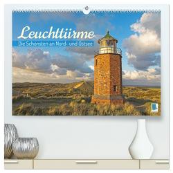 Leuchttürme: Die Schönsten an Nord- und Ostsee (hochwertiger Premium Wandkalender 2024 DIN A2 quer), Kunstdruck in Hochglanz von CALVENDO,  CALVENDO