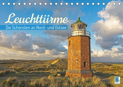 Leuchttürme: Die Schönsten an Nord- und Ostsee (Tischkalender 2023 DIN A5 quer) von CALVENDO
