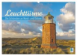 Leuchttürme: Die Schönsten an Nord- und Ostsee (Wandkalender 2024 DIN A2 quer), CALVENDO Monatskalender von CALVENDO,  CALVENDO