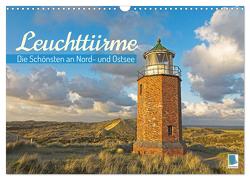Leuchttürme: Die Schönsten an Nord- und Ostsee (Wandkalender 2024 DIN A3 quer), CALVENDO Monatskalender von CALVENDO,  CALVENDO