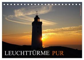 Leuchttürme PUR (Tischkalender 2024 DIN A5 quer), CALVENDO Monatskalender von Prescher,  Werner