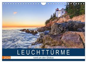 LEUCHTTÜRME – rund um den Globus (Wandkalender 2024 DIN A4 quer), CALVENDO Monatskalender von Büchler & Martin Büchler,  Christine