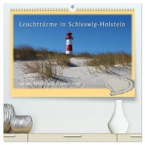 Leuchttürme Schleswig-Holsteins (hochwertiger Premium Wandkalender 2024 DIN A2 quer), Kunstdruck in Hochglanz von Brandt,  Jessica