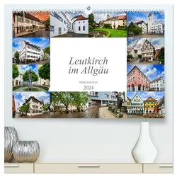 Leutkirch im Allgäu Impressionen (hochwertiger Premium Wandkalender 2024 DIN A2 quer), Kunstdruck in Hochglanz von Meutzner,  Dirk