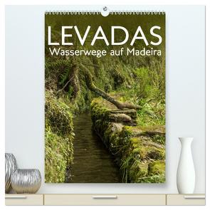 Levadas – Wasserwege auf Madeira (hochwertiger Premium Wandkalender 2024 DIN A2 hoch), Kunstdruck in Hochglanz von Gimpel,  Frauke