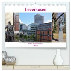 Leverkusen Hitdorf Wiesdorf Opladen (hochwertiger Premium Wandkalender 2024 DIN A2 quer), Kunstdruck in Hochglanz von Grobelny,  Renate